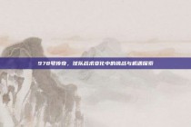 978号传奇，球队战术变化中的挑战与机遇探索