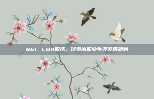 861. CBA职场，球员的职业生涯发展规划  第1张