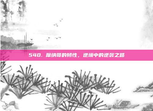 540. 摩纳哥的韧性，逆境中的逆袭之路  第1张